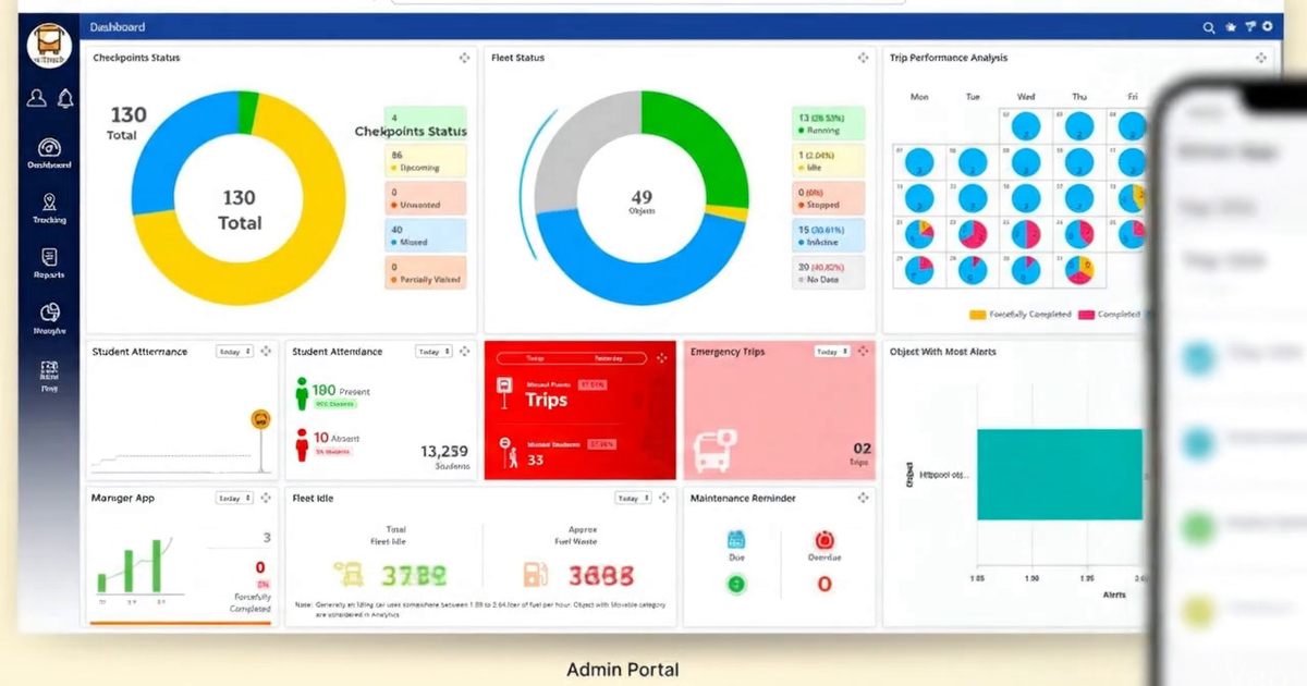 Bus Tracker Premium – Real-Time School Bus Tracking | SkyNav Technologies